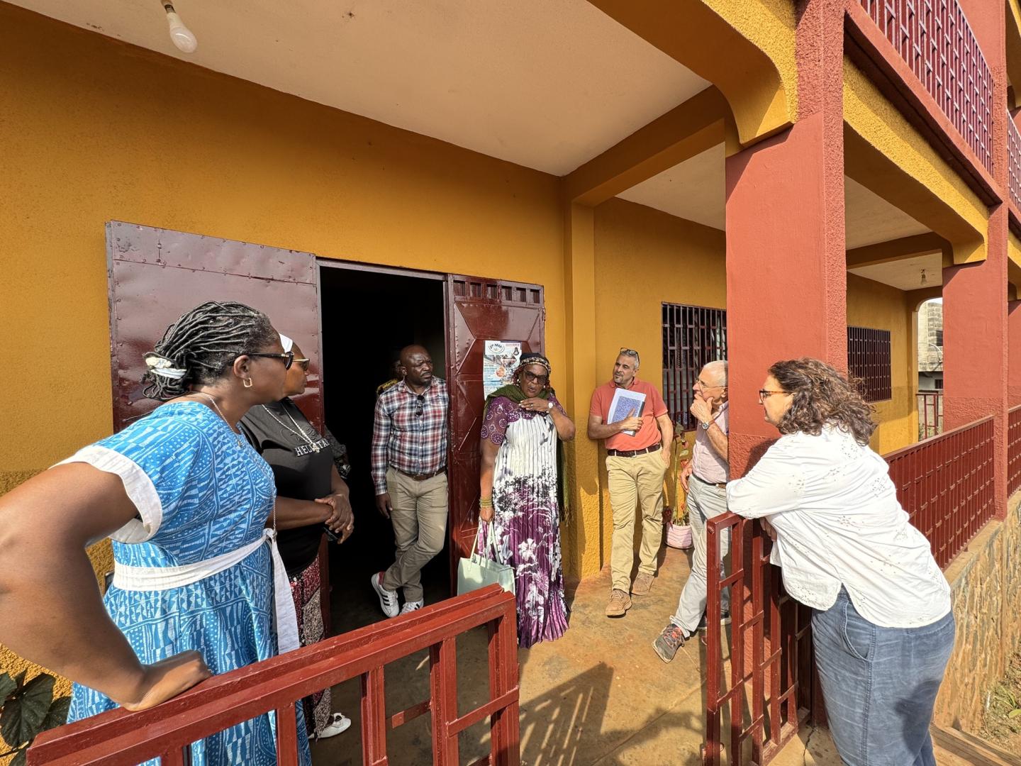 Delegazione del Ministero dell’Interno italiano in visita al progetto MSP nella Regione Ovest del Camerun.